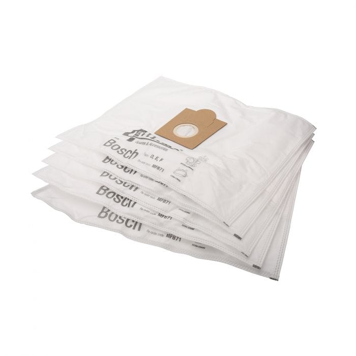 Spare and Square Vacuum Cleaner Spares Bosch Vacuum Cleaner Microfibre Bag - Type D/E/F (Pack Of 5) MFB71 - Buy Direct from Spare and Square