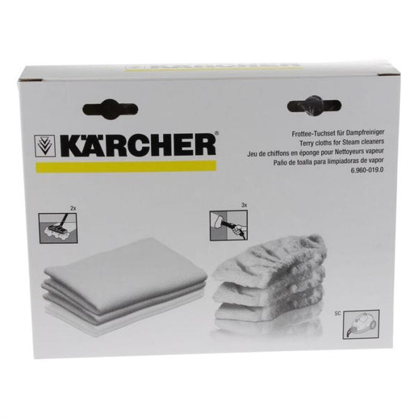 Spare and Square Vacuum Cleaner Spares Karcher Steam Cleaner Cloth Pack - SC1 SC2 SC3 69600190 - Buy Direct from Spare and Square