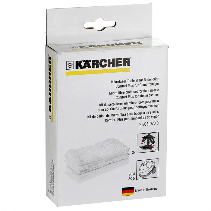 Spare and Square Vacuum Cleaner Spares Karcher Steam Cleaner Cloth Pad X2 28630200 - Buy Direct from Spare and Square