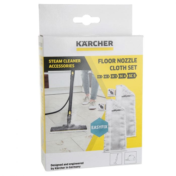 Spare and Square Vacuum Cleaner Spares Karcher Steam Cleaner Microfibre Easy Fix Cloth Set - SC1 SC2 SC3 SC4 SC5 28632590 - Buy Direct from Spare and Square