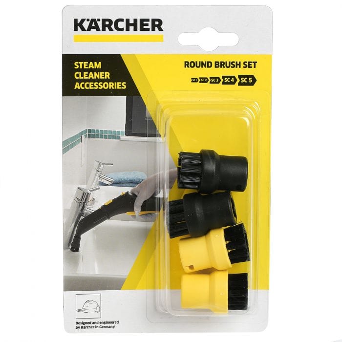 Spare and Square Vacuum Cleaner Spares Karcher Steam Cleaner Round Nylon Brush Set - SC1 SC2 SC3 SC4 SC5 28632640 - Buy Direct from Spare and Square