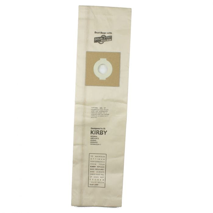 Spare and Square Vacuum Cleaner Spares Kirby Vacuum Cleaner Paper Bag (Pack Of 9) SDB500 - Buy Direct from Spare and Square