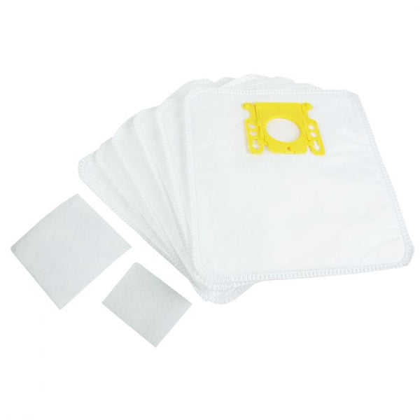 Spare and Square Vacuum Cleaner Spares Microfibre Bag - Type KK (Pack Of 5 Microfibre Bags + 2 Filters) - Compatible With Miele Vacuum Cleaners SDB508 - Buy Direct from Spare and Square