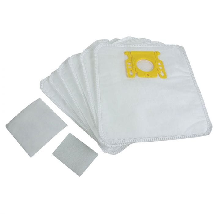 Spare and Square Vacuum Cleaner Spares Microfibre Bag - Type KK (Pack Of 5 Microfibre Bags + 2 Filters) - Compatible With Miele Vacuum Cleaners SDB508 - Buy Direct from Spare and Square