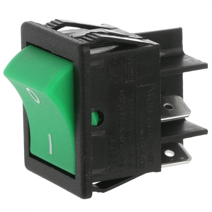 Spare and Square Vacuum Cleaner Spares Numatic (Henry) Vacuum Cleaner Rocker Switch - Green 220582 - Buy Direct from Spare and Square