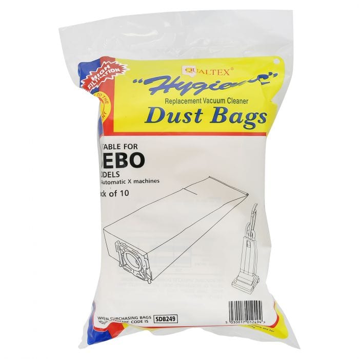 Spare and Square Vacuum Cleaner Spares Sebo X & C Vacuum Cleaner Paper Bag - 5093 (Pack Of 10) SDB249 - Buy Direct from Spare and Square