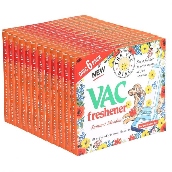 Spare and Square Vacuum Cleaner Spares Universal Vacuum Cleaner Air Freshener (Box Of 12 X 6 Packs) - Summer Meadow Fragrance MVP92 - Buy Direct from Spare and Square