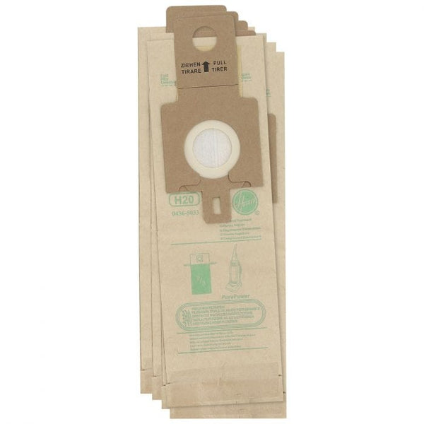 Spare and Square Vacuum Cleaner Spares Vacuum Cleaner Bag - H20 (Pack Of 5) 09162280 - Buy Direct from Spare and Square