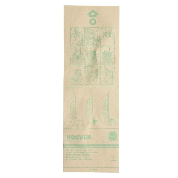 Spare and Square Vacuum Cleaner Spares Vacuum Cleaner Paper Bag - H1 (Pack Of 5) 09178377 - Buy Direct from Spare and Square