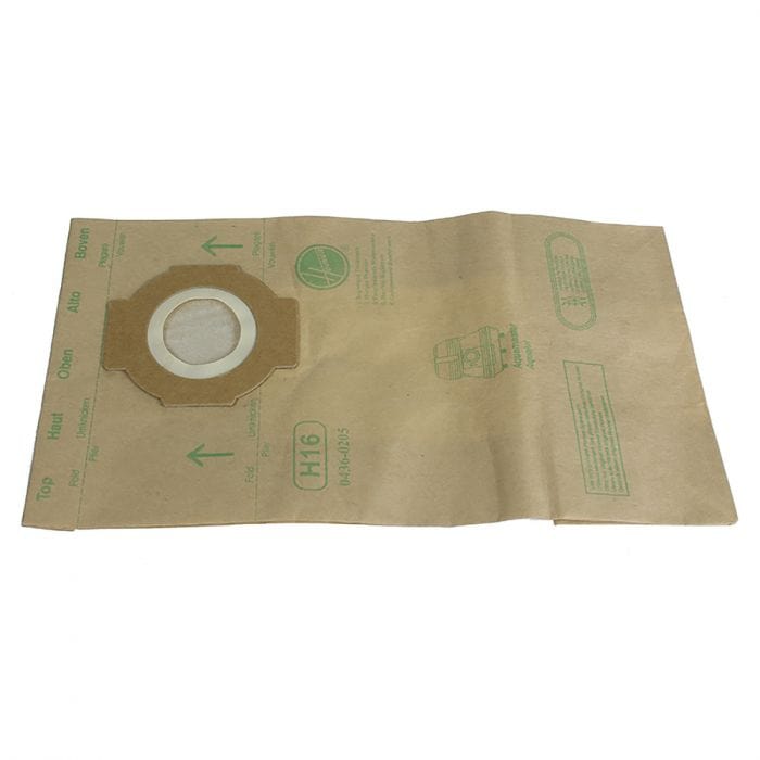 Spare and Square Vacuum Cleaner Spares Vacuum Cleaner Paper Bag - H16 (Pack Of 5) 09173899 - Buy Direct from Spare and Square
