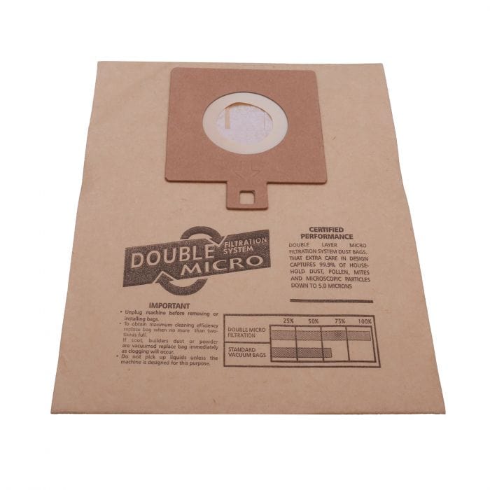 Spare and Square Vacuum Cleaner Spares Vacuum Cleaner Paper Bag - U59 (Pack Of 5 Bags + 2 Filters) SDB319 - Buy Direct from Spare and Square