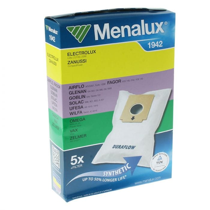 Spare and Square Vacuum Cleaner Spares Vacuum Cleaner Synthetic Bags (Pack Of 5 Bags + 1 Filter) 9001670778 - Buy Direct from Spare and Square