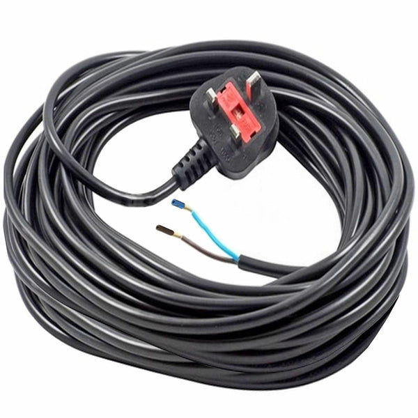 Spare and Square Vacuum Spares Black Mains Power Cable For Sebo Vacuum Cleaners - 12m FLX53 - Buy Direct from Spare and Square