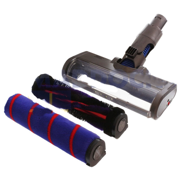 Spare and Square Vacuum Spares Dyson V6 DC59 SV03 Carbon Fibre and Soft Roller Combo Cleaner Head 69-DY-169C - Buy Direct from Spare and Square
