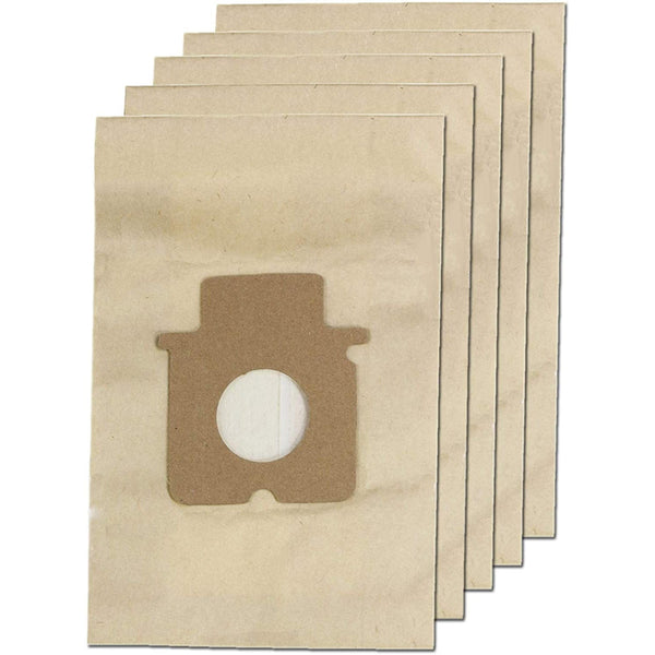 Spare and Square Vacuum Spares Panasonic C20E, C17 & C20E Vacuum Cleaner Bags - 5 Pack - Fits most cylinder Panasonics 46-vb-450 - Buy Direct from Spare and Square