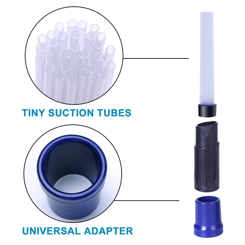 Vacuum Cleaner Dust Brush Dirt Remover Universal Vacuum Attachment Tool for  Air Vents Keyboards Drawers Household