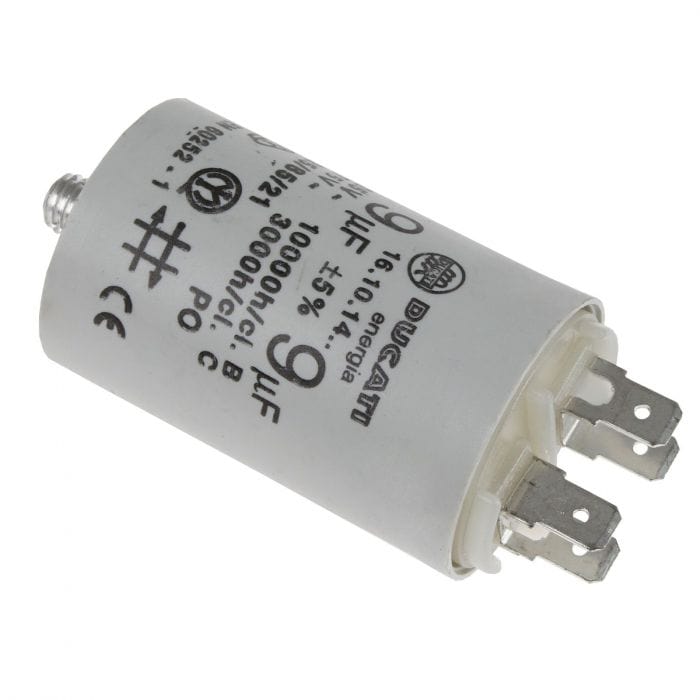 Spare and Square Washing Machine Spares Washing Machine Capacitor - 9uf C00196908 - Buy Direct from Spare and Square