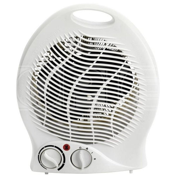Status Heater 2000w White Upright Fan Heater - 2 Heat Settings 5022822180314 FH1P-2000W1PKB - Buy Direct from Spare and Square