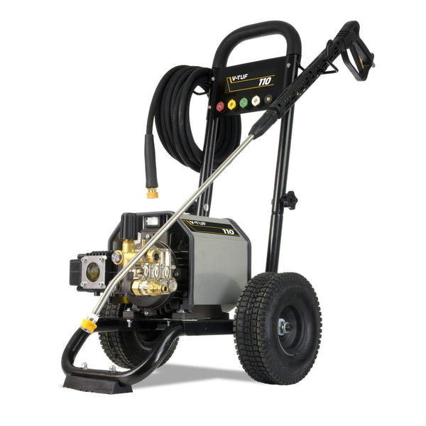V-Tuf Pressure Washer V-Tuf 110 Compact Industrial Site Pressure Washer - 100bar - 12l/min - 110v VTUF110 - Buy Direct from Spare and Square