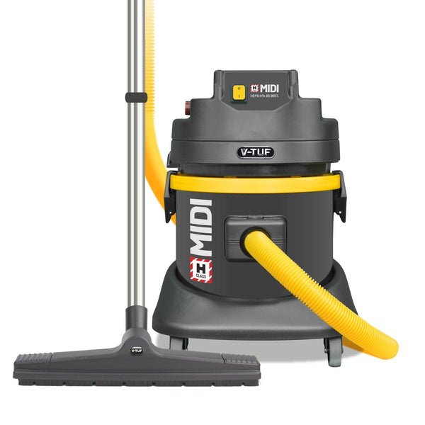 V-Tuf Vacuum Cleaner V-Tuf MIDI H-Class Industrial Extraction Vacuum Cleaner - 240v MIDIH240 - Buy Direct from Spare and Square
