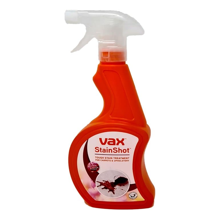 Vax Cleaning Chemicals Vax StainShot Tough Stain Treatment Spray - 500ml - Removes Grass, Grease, Wine 19142093 - Buy Direct from Spare and Square