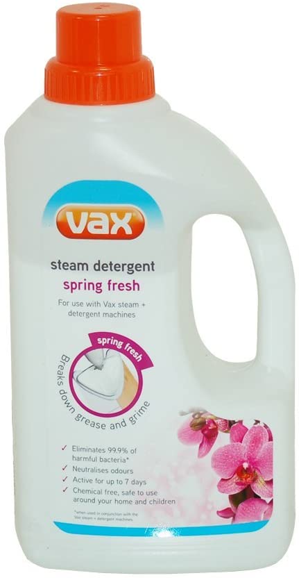 Vax Steam Cleaner Spares Vax Steam Detergent Spring Fresh - 1 Litre - Neutralises Odours 1913280700 - Buy Direct from Spare and Square
