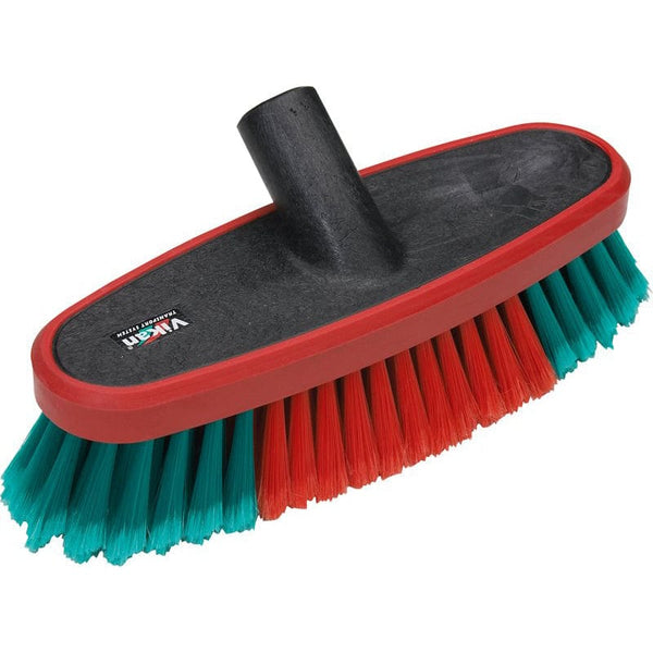 Vikan Window Cleaning Equipment Vikan 270mm Water Fed Soft Bristle Brush Head - 52mm Bristles 475552 - Buy Direct from Spare and Square